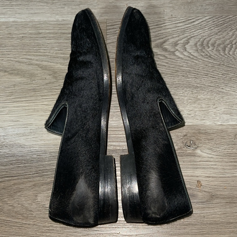 Hermes men’s black pony hair shoes 40 - Picture 10 of 14